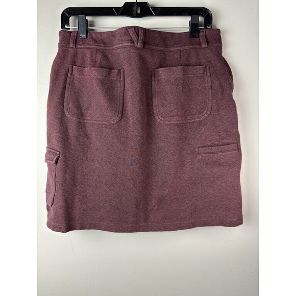 Duluth Trading Mini Skort In Burgundy Size 8 - Picture 3 of 3